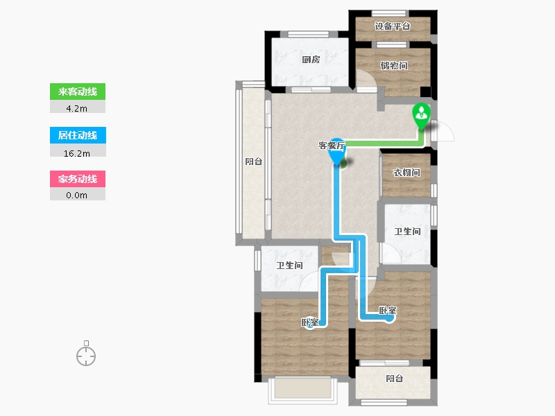 浙江省-绍兴市-公元2020-83.53-户型库-动静线