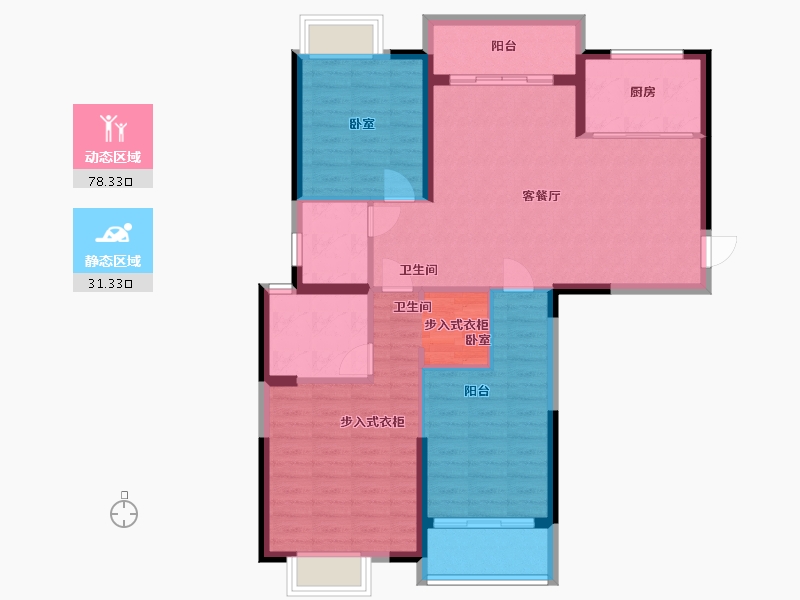 湖北省-武汉市-城投秀水青城-99.18-户型库-动静分区