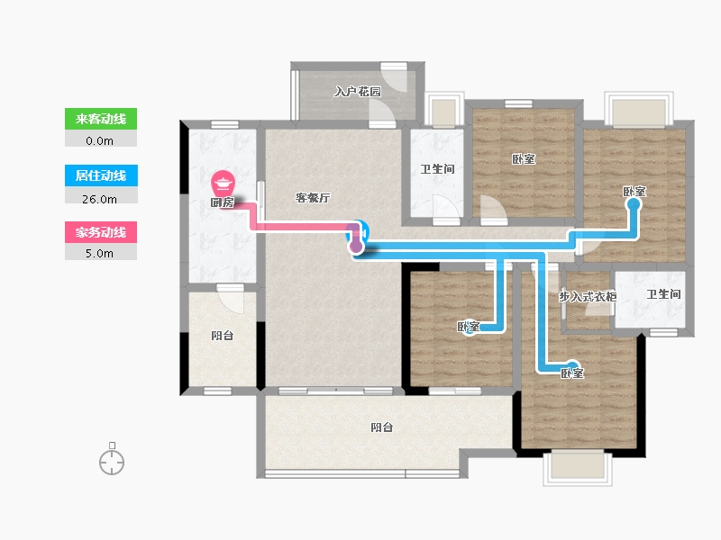 湖南省-邵阳市-凰腾新时代广场-125.35-户型库-动静线