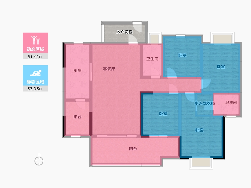 湖南省-邵阳市-凰腾新时代广场-125.35-户型库-动静分区