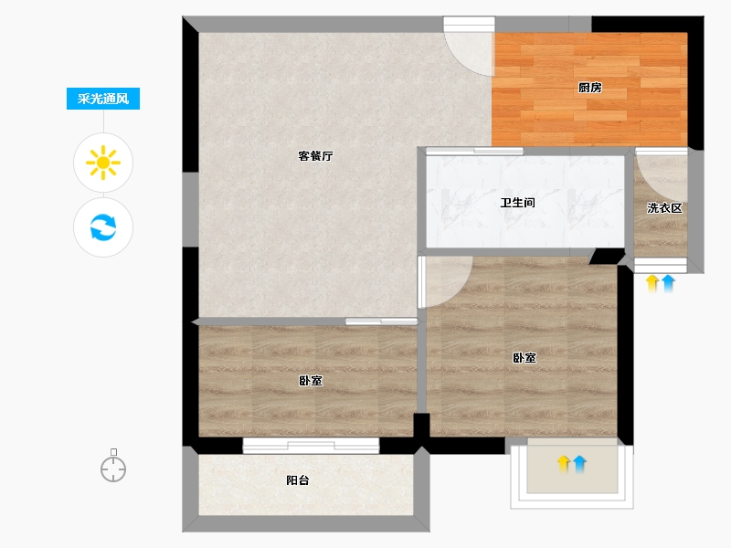 广东省-湛江市-徐闻凤凰谷-45.55-户型库-采光通风