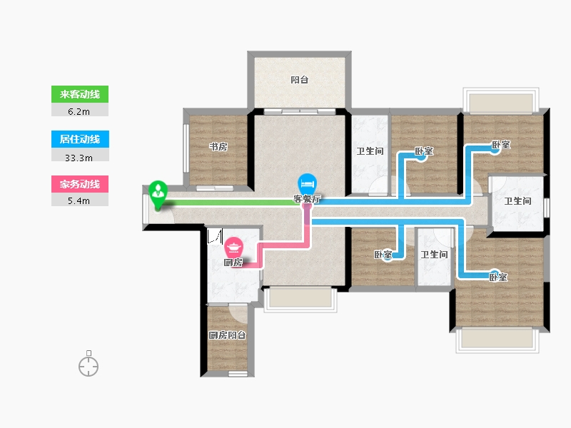 广东省-湛江市-硕基一品-114.28-户型库-动静线