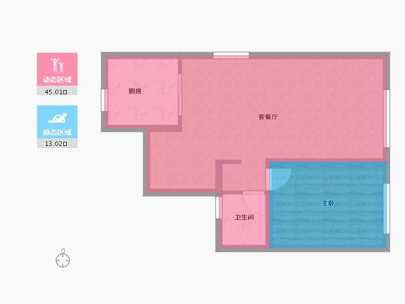 福建省-厦门市-首开龙湖春江彼岸-51.72-户型库-动静分区