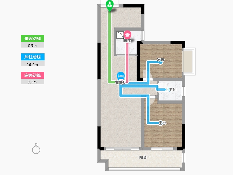 湖南省-湘潭市-火炬学府-72.52-户型库-动静线