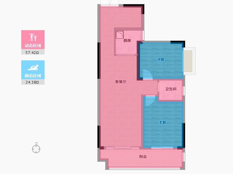 湖南省-湘潭市-火炬学府-72.52-户型库-动静分区