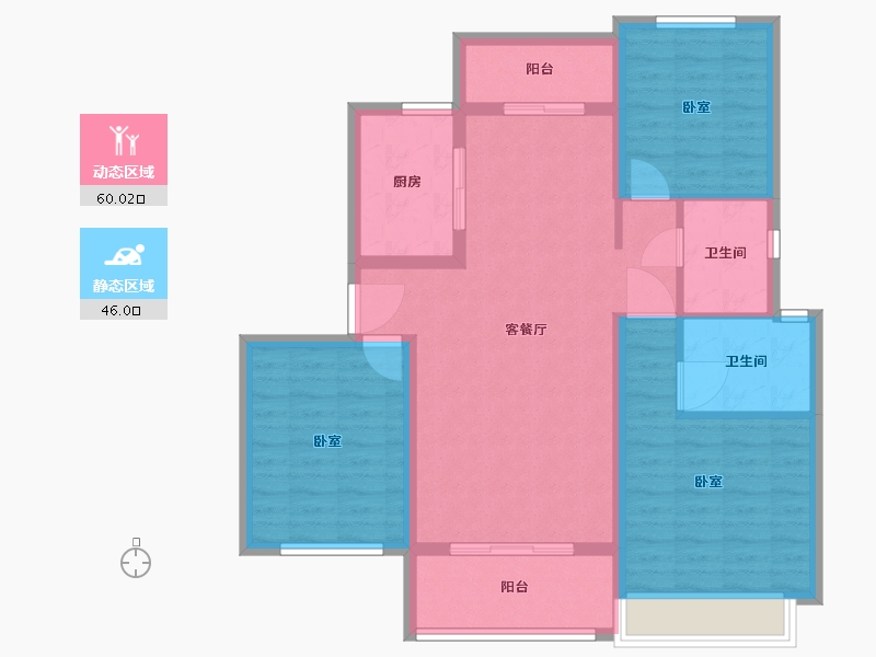 湖北省-武汉市-天熙楚世家-95.01-户型库-动静分区