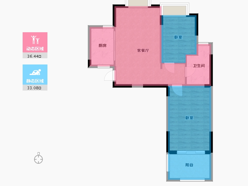 湖北省-武汉市-名流印象-62.09-户型库-动静分区