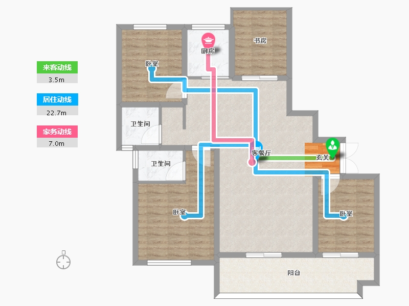 河南省-信阳市-如意府-102.11-户型库-动静线