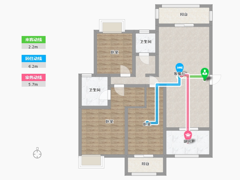 湖南省-株洲市-华晨神农湾-94.25-户型库-动静线