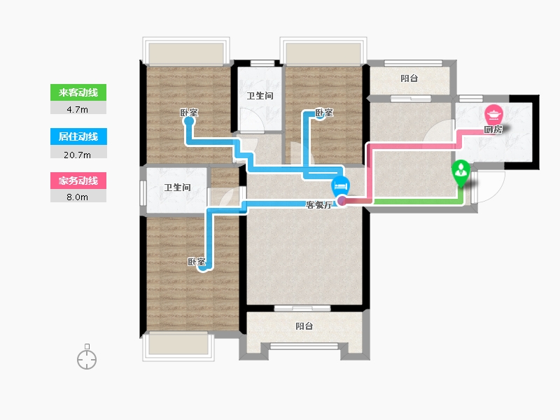 湖北省-武汉市-星湖湾-96.41-户型库-动静线