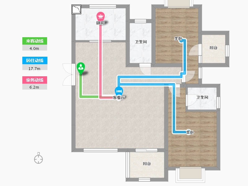 湖北省-黄冈市-御墅湾-91.51-户型库-动静线