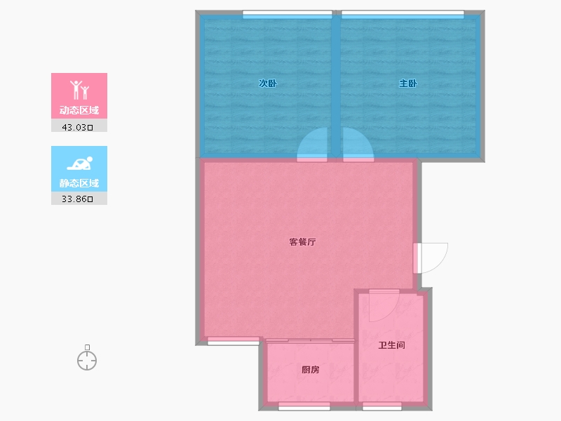 山东省-威海市-南苑泉都-70.00-户型库-动静分区