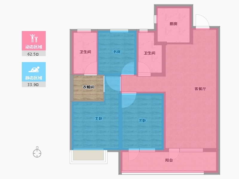 山东省-青岛市-天一仁和珑樾尚璟-89.00-户型库-动静分区