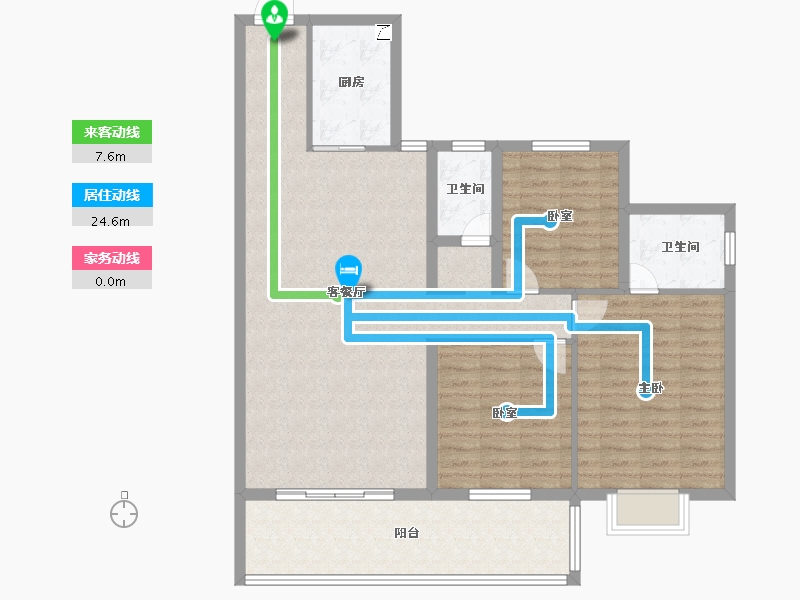 广西壮族自治区-贺州市-钟山县壹号商业广场-108.88-户型库-动静线