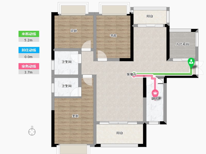 湖南省-湘潭市-火炬学府-98.45-户型库-动静线