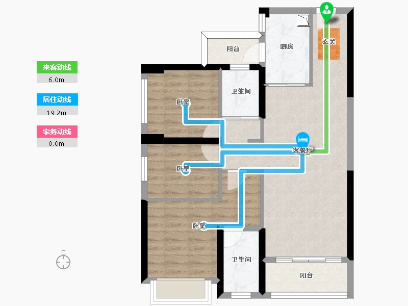 广东省-肇庆市-碧桂园龙熹山-77.52-户型库-动静线