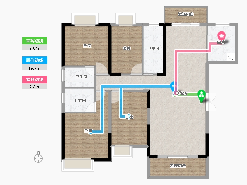 广东省-湛江市-徐闻凤凰谷-135.57-户型库-动静线