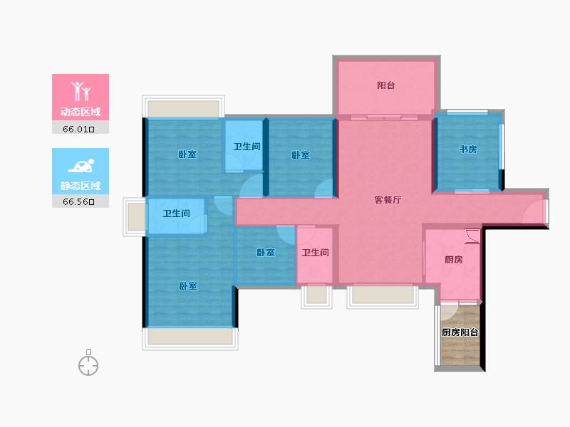 广东省-湛江市-硕基一品-123.30-户型库-动静分区