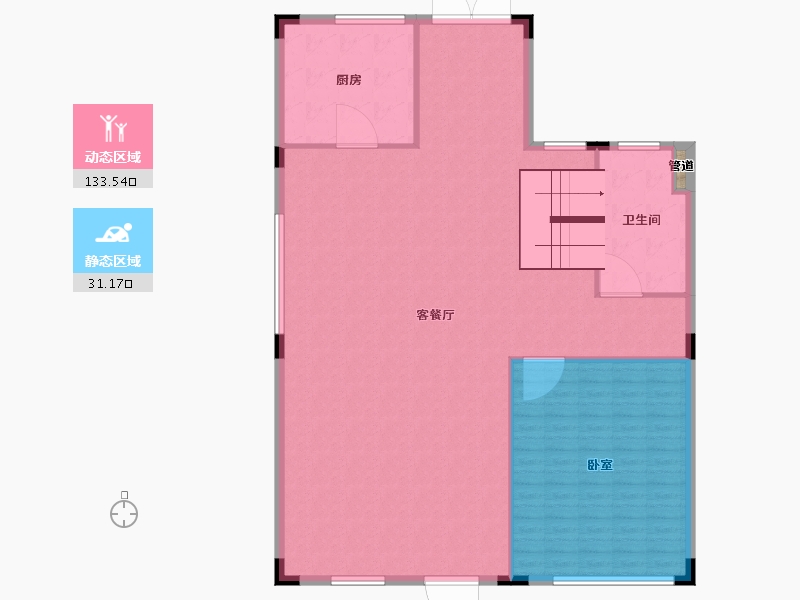 浙江省-宁波市-绿地铂澜府-157.00-户型库-动静分区