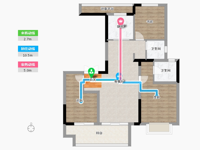 江苏省-常州市-牡丹水岸首府-86.99-户型库-动静线