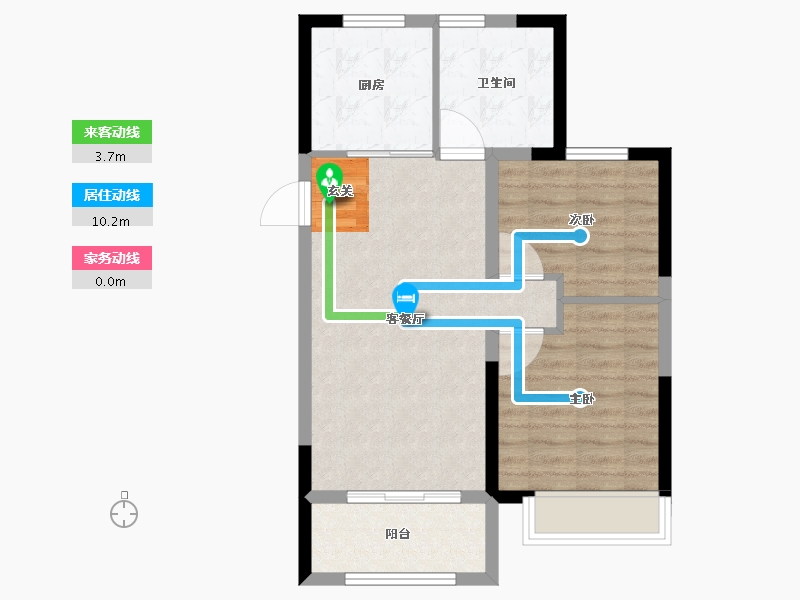 安徽省-宿州市-金皖御景兰庭-62.00-户型库-动静线