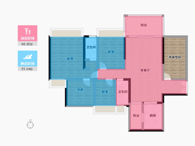 广东省-湛江市-康馨嘉园-119.28-户型库-动静分区