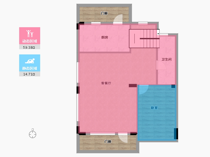 广东省-惠州市-碧桂园十里江南-79.08-户型库-动静分区