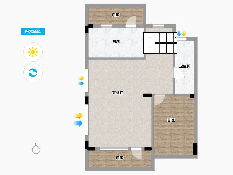 广东省-惠州市-碧桂园十里江南-79.08-户型库-采光通风