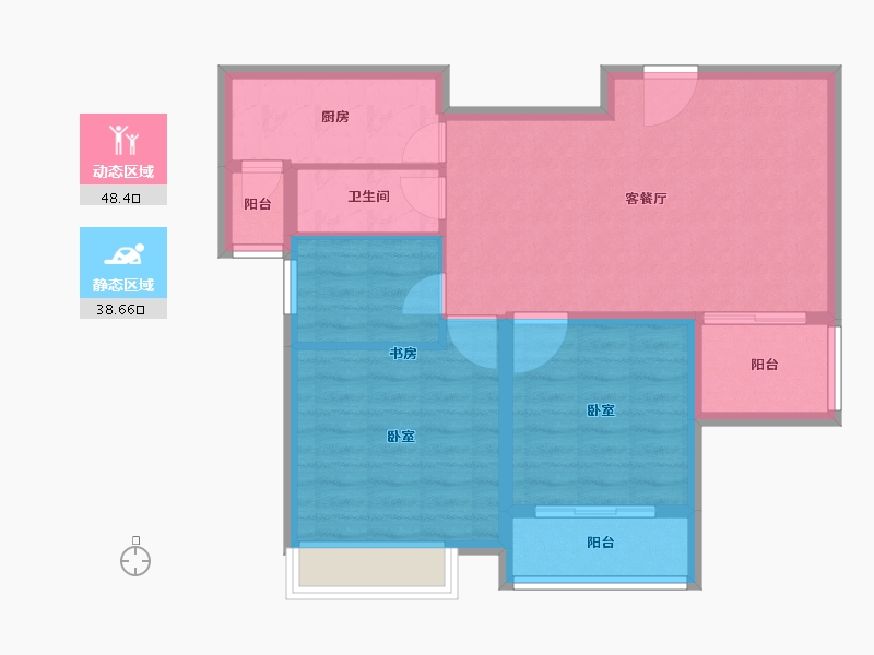 广东省-汕头市-海璇明珠-78.21-户型库-动静分区