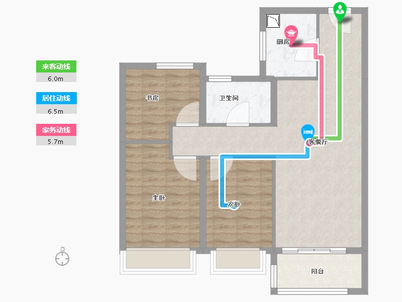 山东省-济南市-中粮祥云-80.00-户型库-动静线