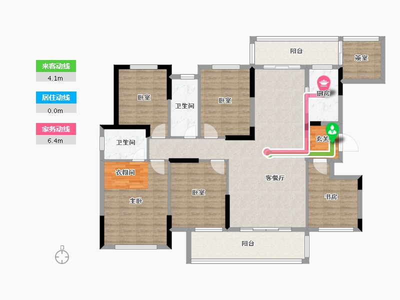 广西壮族自治区-贺州市-钟山彰泰城-137.47-户型库-动静线