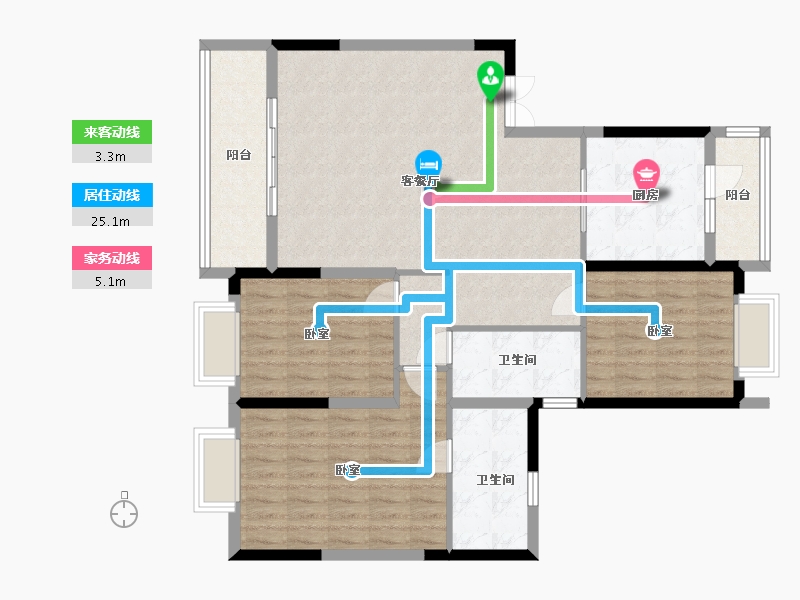 湖北省-武汉市-光谷创新天地-110.38-户型库-动静线