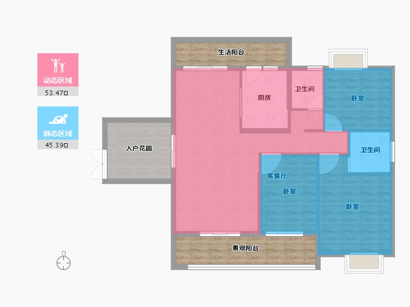 广东省-湛江市-徐闻凤凰谷-118.39-户型库-动静分区