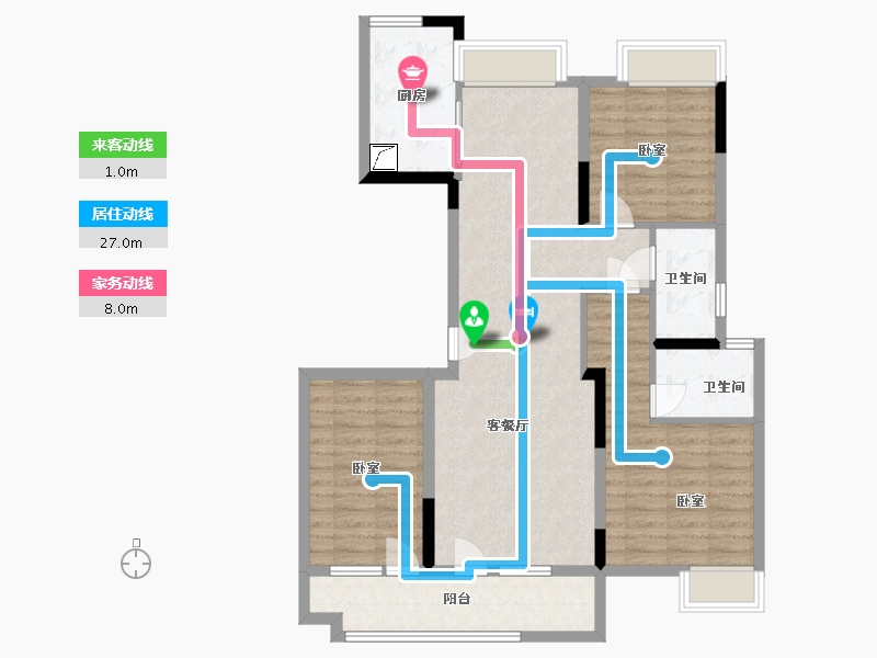 湖北省-武汉市-融创融公馆-97.17-户型库-动静线