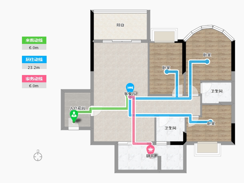 广东省-惠州市-好益康龙林上观-98.06-户型库-动静线