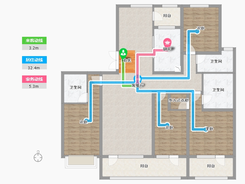 山东省-枣庄市-中兴世纪城-152.44-户型库-动静线