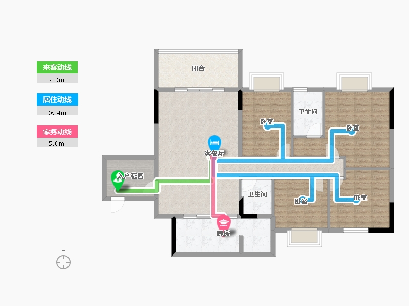 广东省-惠州市-好益康龙林上观-121.92-户型库-动静线