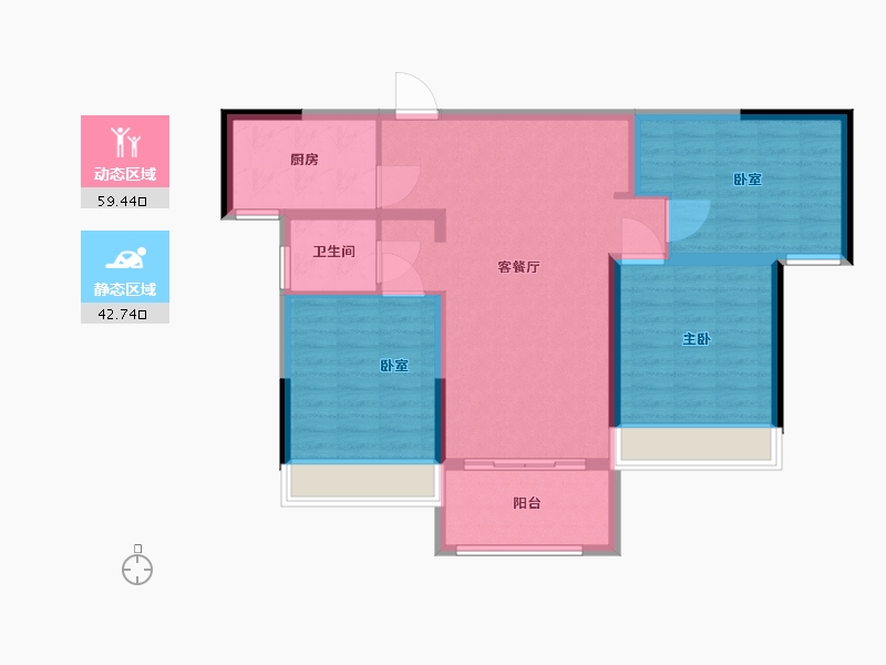 河南省-许昌市-怡和华府-92.01-户型库-动静分区