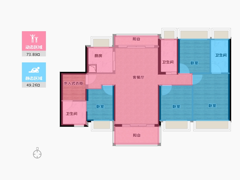 广东省-广州市-灵山岛金茂湾-110.01-户型库-动静分区