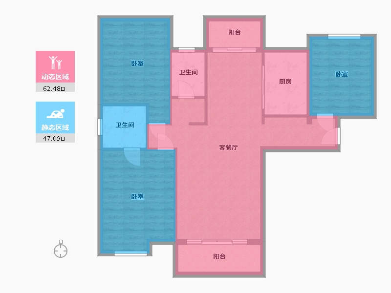 湖北省-武汉市-状元府-99.33-户型库-动静分区