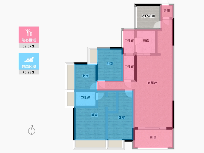 广东省-广州市-公园里春晓花园-98.99-户型库-动静分区