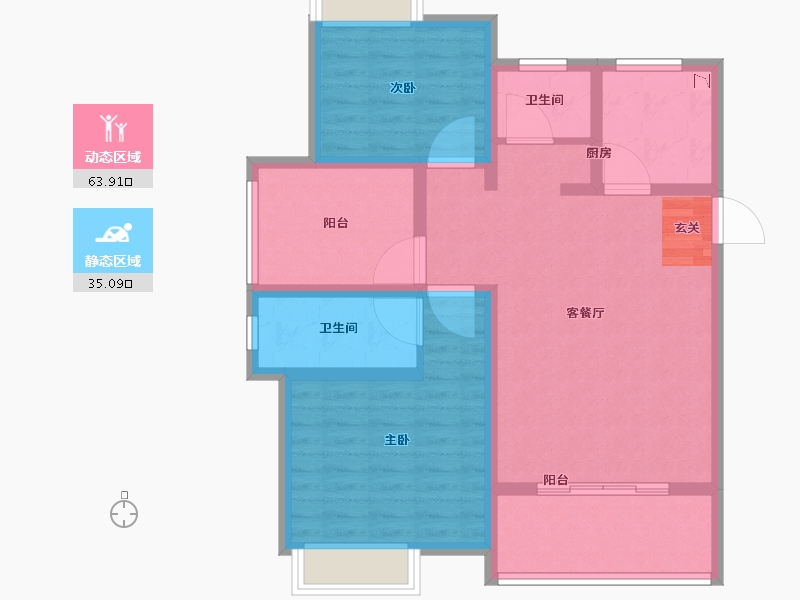 山东省-枣庄市-中坚1878-88.01-户型库-动静分区