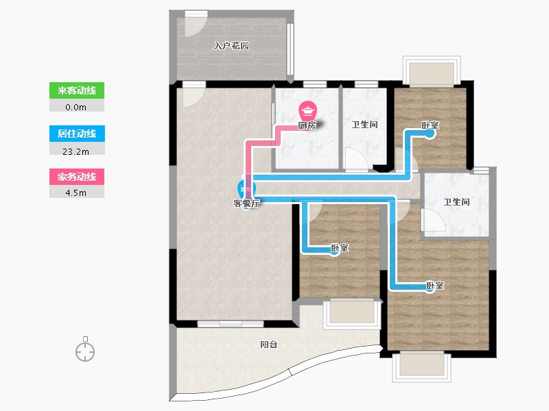 广东省-惠州市-隆生东湖9区-101.19-户型库-动静线