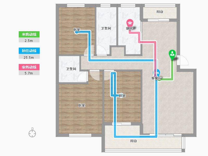 湖北省-黄冈市-山城都市-101.17-户型库-动静线