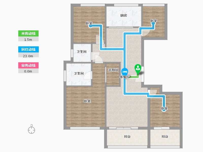 浙江省-温州市-海悦城钰园-106.00-户型库-动静线