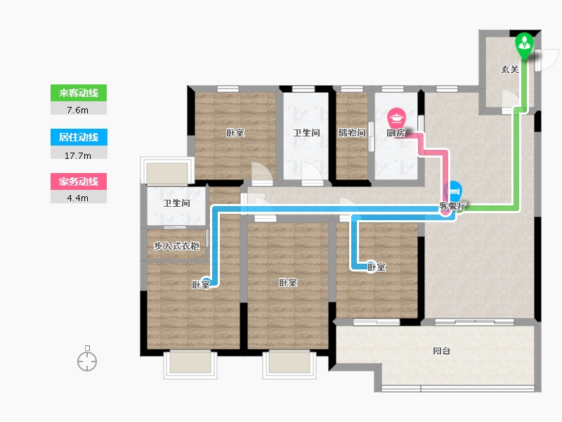 湖南省-邵阳市-凰腾新时代广场-125.01-户型库-动静线