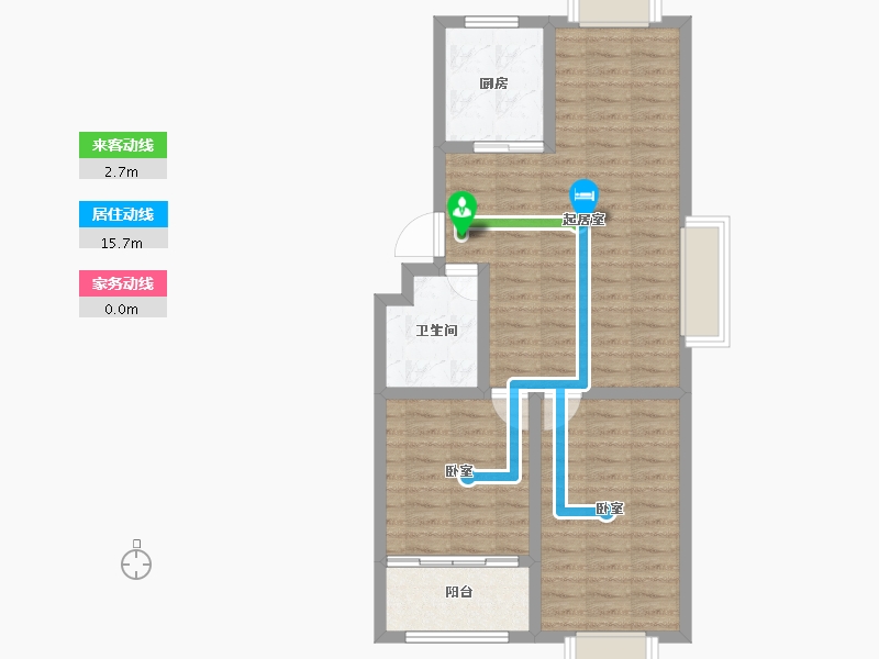 山东省-潍坊市-颐和花园-71.99-户型库-动静线