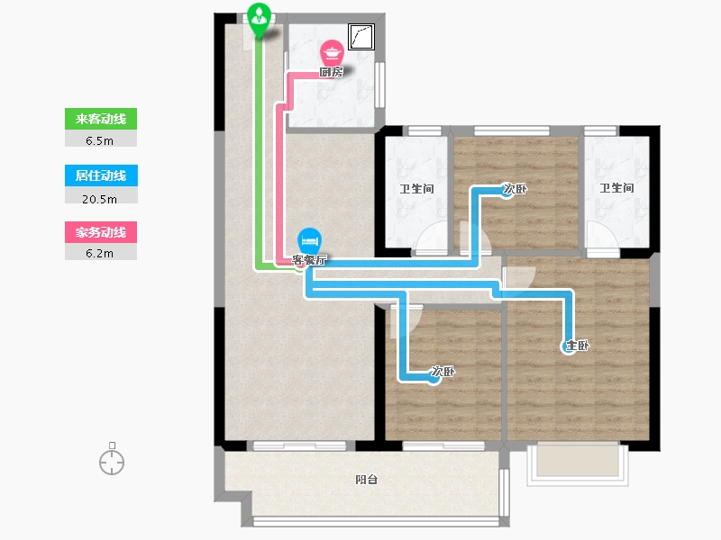 湖南省-湘潭市-碧桂园潭州府-92.11-户型库-动静线