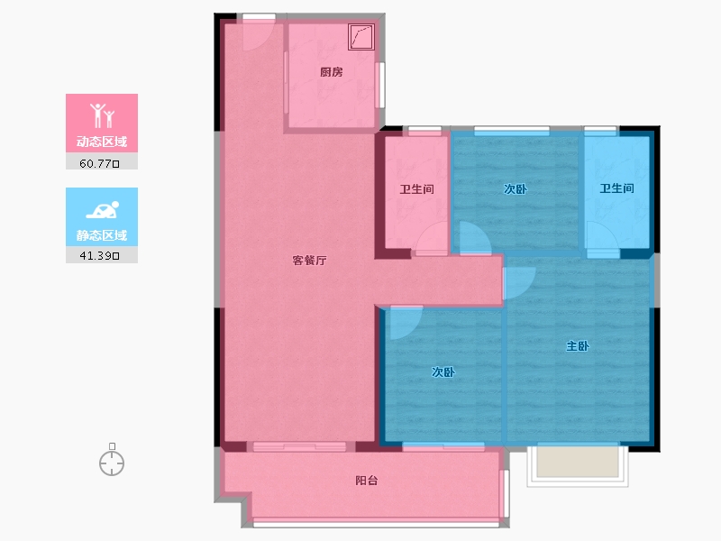 湖南省-湘潭市-碧桂园潭州府-92.11-户型库-动静分区