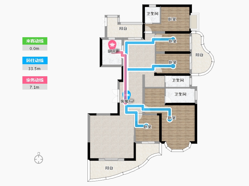 广东省-惠州市-隆生东湖9区-161.17-户型库-动静线